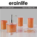 good quality 4pcs bathroom accessory set acrylic bathroom set